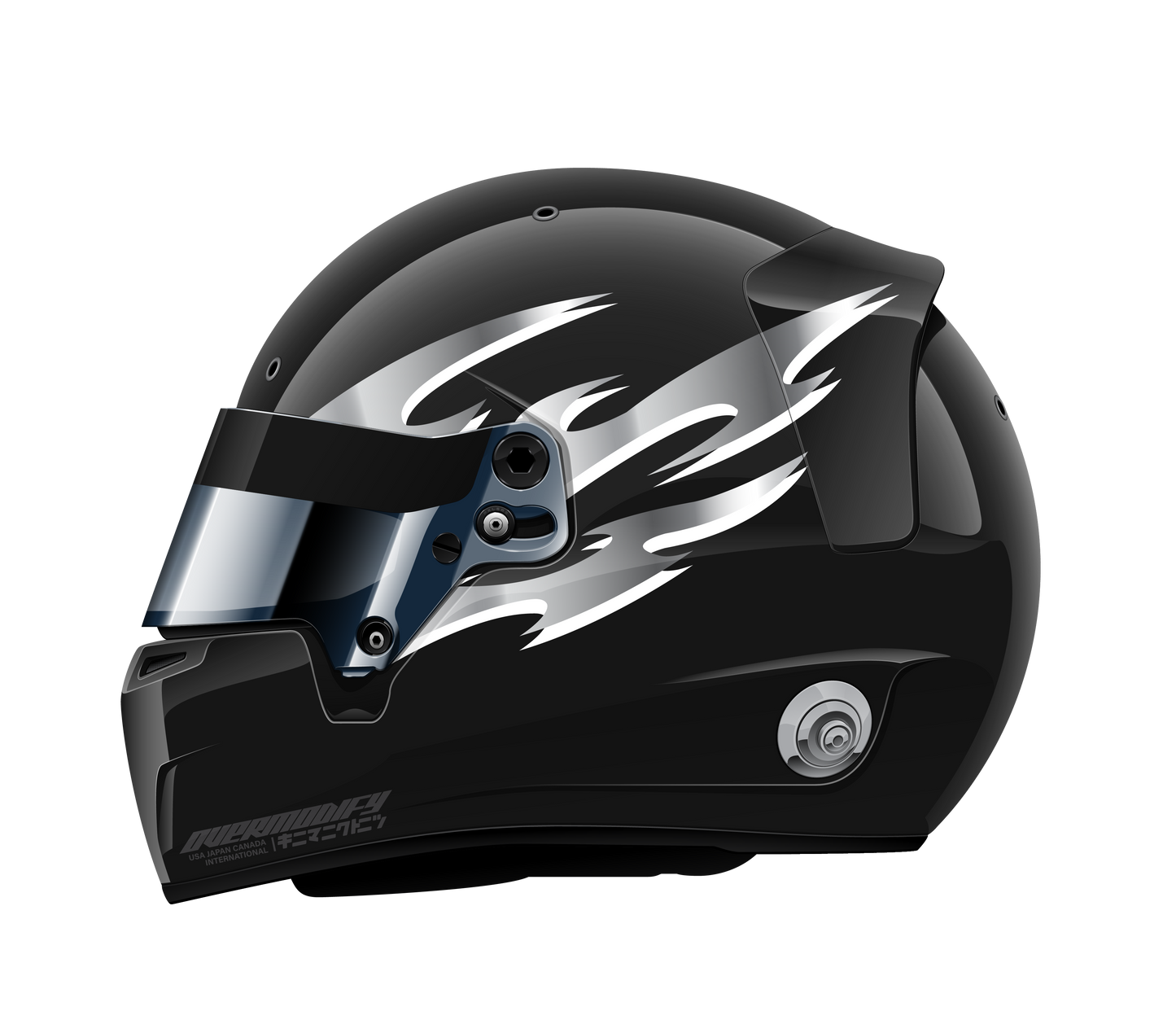Helmet Graphics for drifting. Motorsports helmet decals and stickers.
